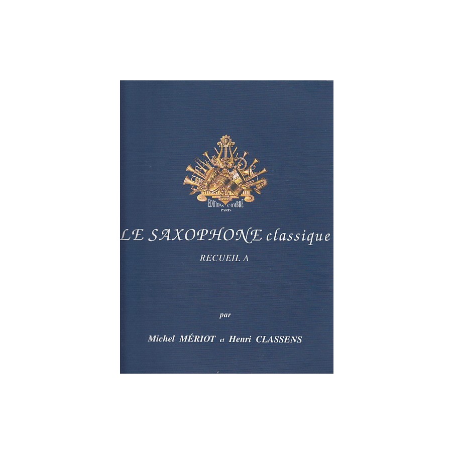 9790230332545COM3254 Le Nouveau saxophone classique Vol. A