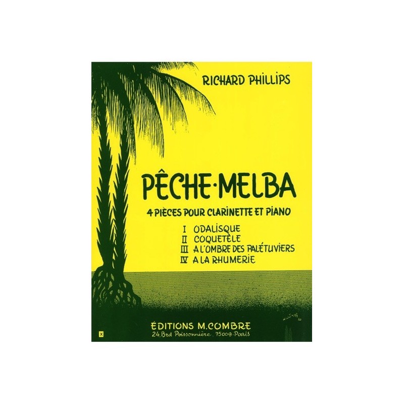 9790230347044COMC04704 Pêche Melba (4 pièces)