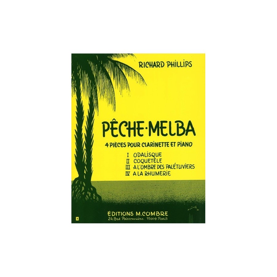 9790230347044COMC04704 Pêche Melba (4 pièces)