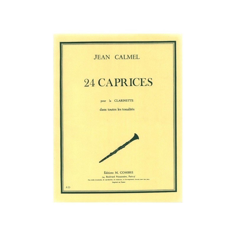 9790230347167COMC04716 Caprices (24) dans toutes les tonalités