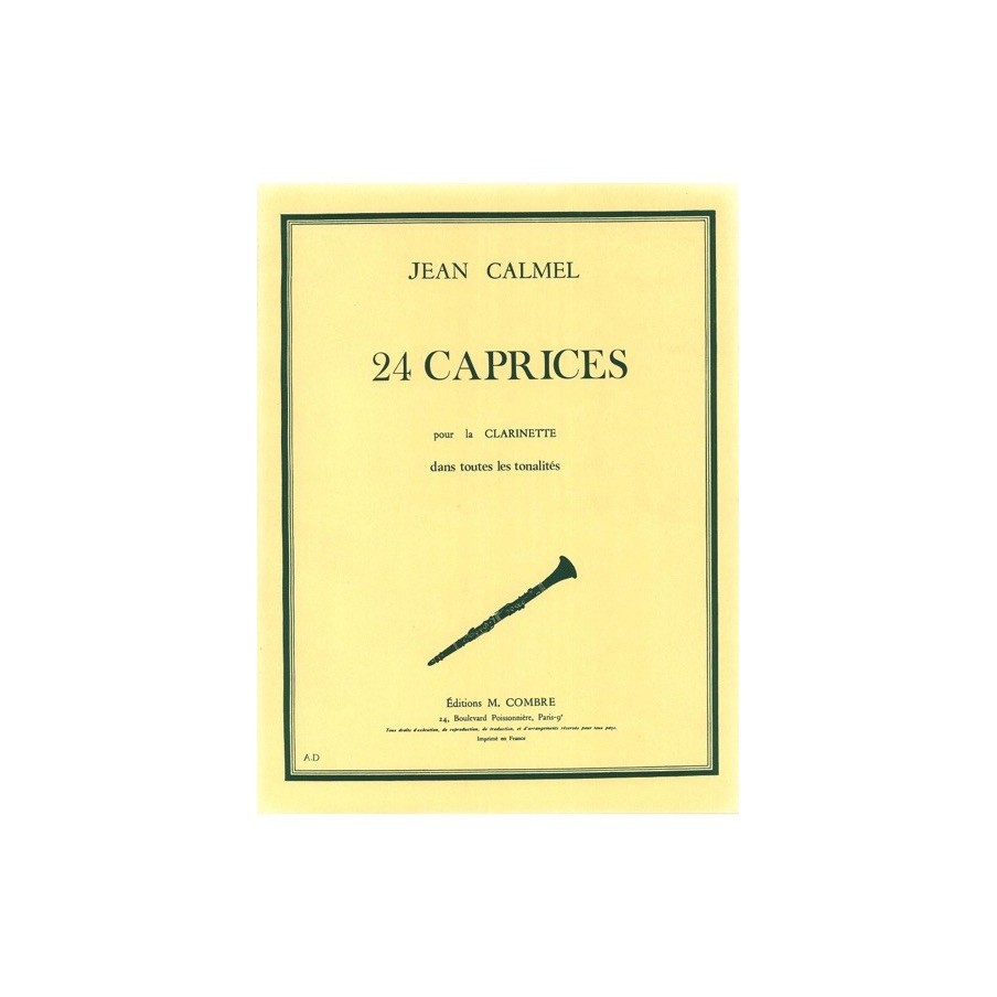 9790230347167COMC04716 Caprices (24) dans toutes les tonalités