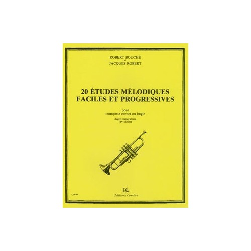 9790230347464COMC04746 20 Etudes mélodiques faciles et progressives Vol.1