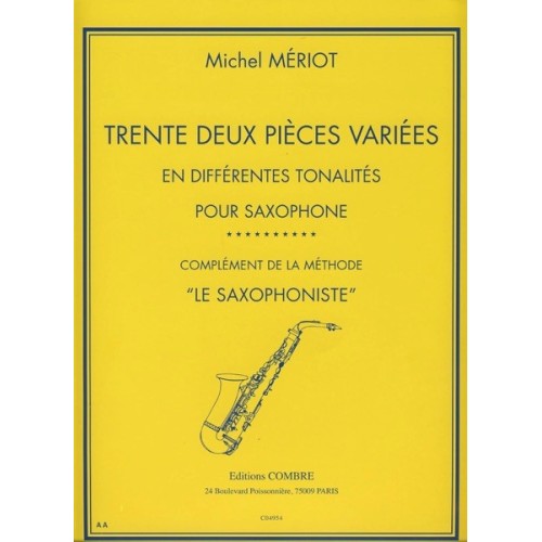 9790230349543COMC04954 Pièces variées (32) en différentes tonalités