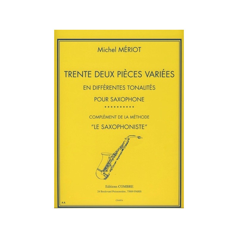 9790230349543COMC04954 Pièces variées (32) en différentes tonalités