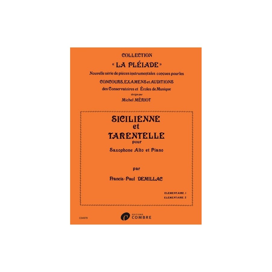 9790230349789COMC04978 Sicilienne et tarentelle