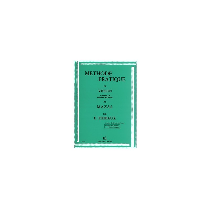 9790230351522COMC05152 Méthode d'après Mazas Vol.2