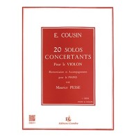 9790230353113COMC05311 Solos concertants (20) série n°1 (1 à 10)