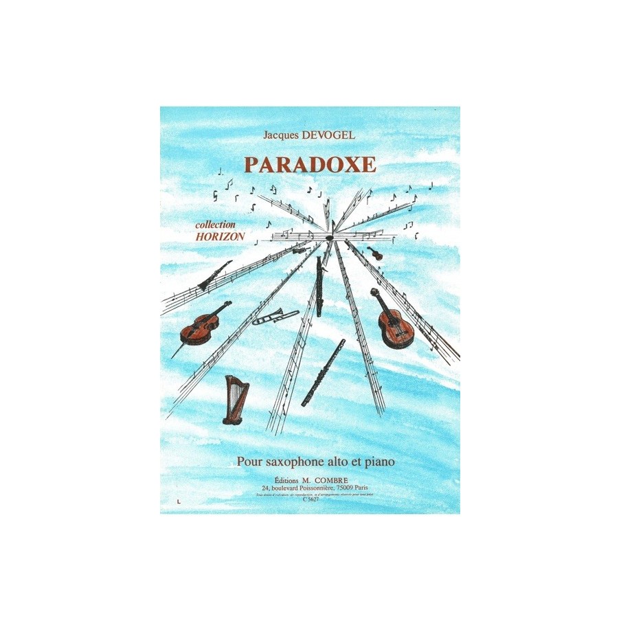9790230356275COMC05627 Paradoxe