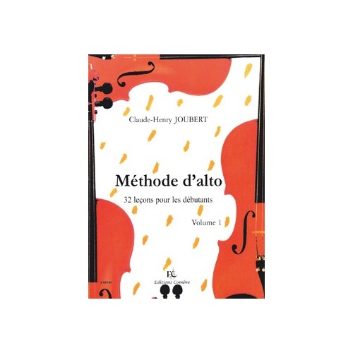 9790230359498COMC05949 Méthode d'alto Vol.1 : 32 leçons débutants
