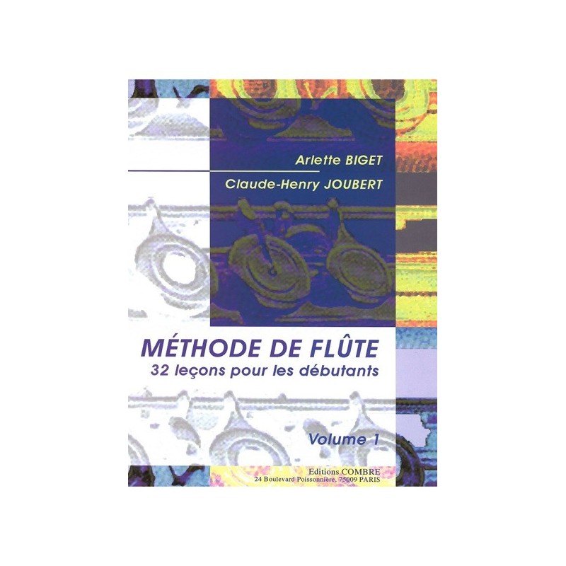 9790230363587COMC06358 Méthode de flûte Vol.1 (32 Leçons débutants)