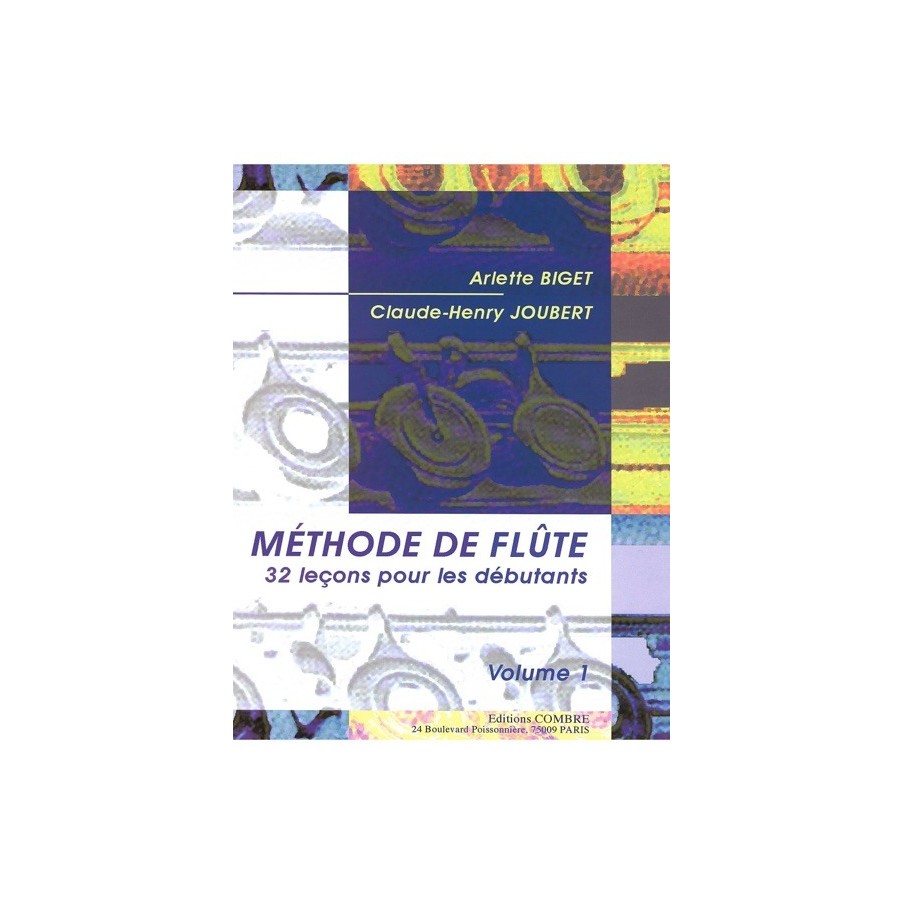 9790230363587COMC06358 Méthode de flûte Vol.1 (32 Leçons débutants)