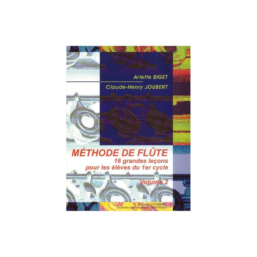 9790230365727COMC06572 Méthode de flûte Vol.2 (16 Leçons 1° cycle)
