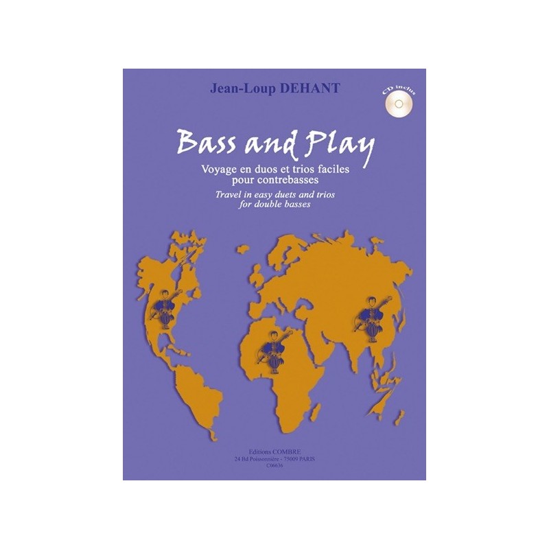 9790230366366COMC06636 Bass and Play (8 pièces) Voyages en duos et trios