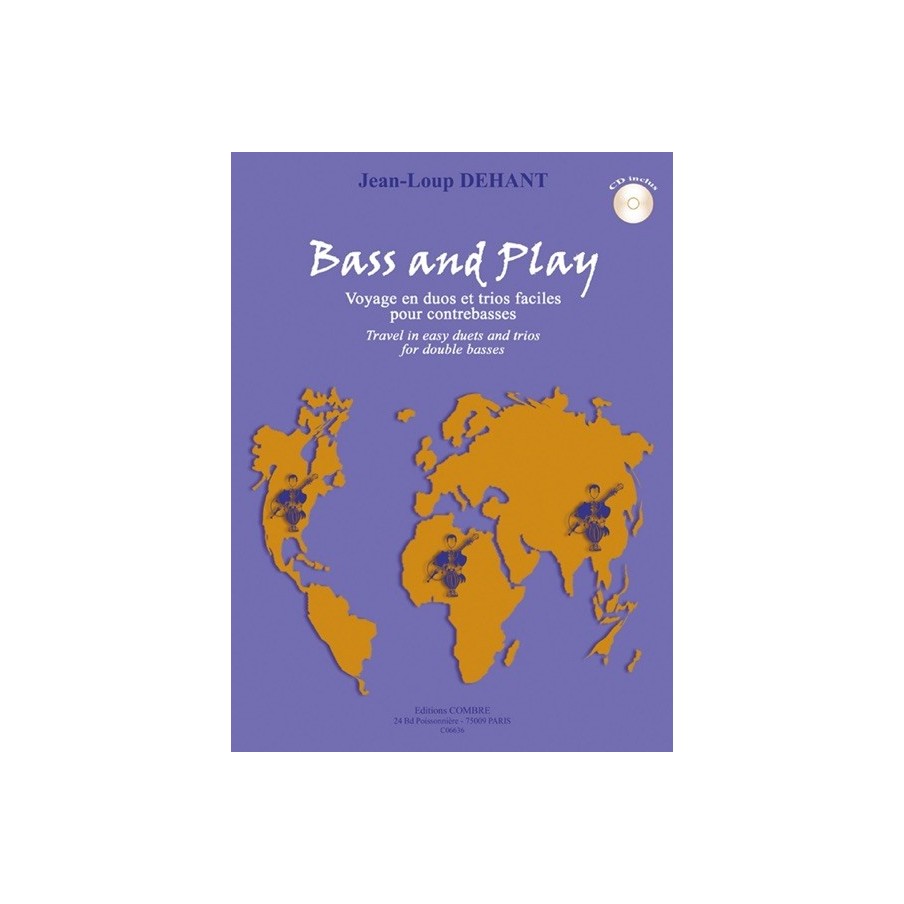 9790230366366COMC06636 Bass and Play (8 pièces) Voyages en duos et trios