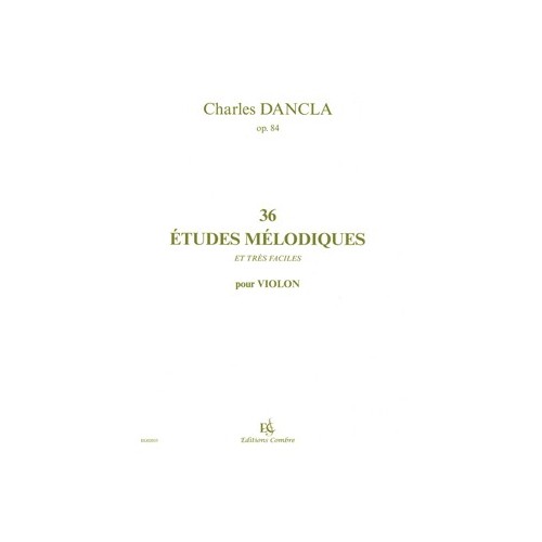 9790230320351COMEG02035 Etudes mélodiques (36) Op.84