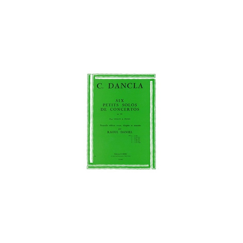 9790230300346COMEG03682 Petit solo de concerto Op.141 n°1 en sol maj.