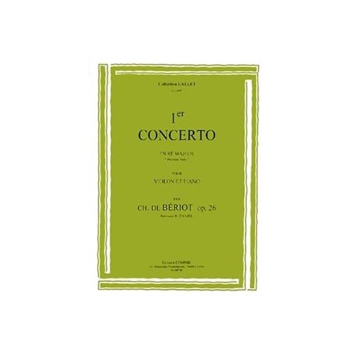 COMEG08706 Solo n°1 du concerto n°1 en ré maj.