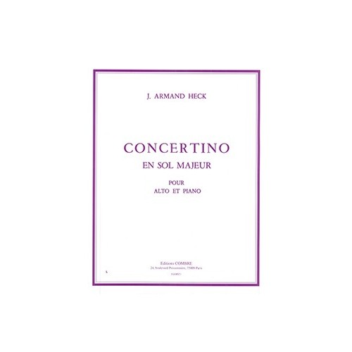 9790230300483COMEG08921 Concertino en sol maj. Op.40