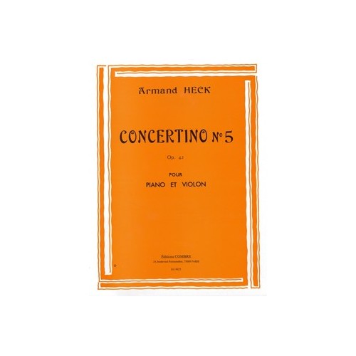 9790230300384COMEG09025 Concertino n°5 en sol maj. Op.42