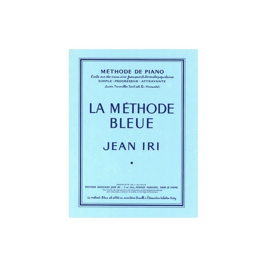 9790230302692COMIRIBLEUE La Méthode bleue
