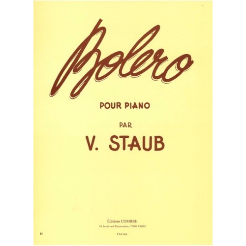 9790230301862COMP00186 Boléro