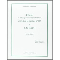 9790230324137COMP02413 Choral Jésus que ma joie demeure extr. Cantate 147