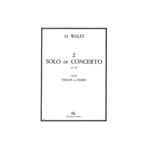 9790230330695COMP03069 Solo de concerto n°2 en sol