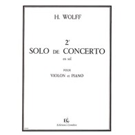 9790230330695COMP03069 Solo de concerto n°2 en sol