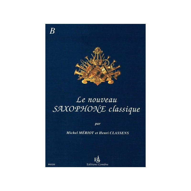 9790230332552COMP03255 Le Nouveau saxophone classique Vol.B