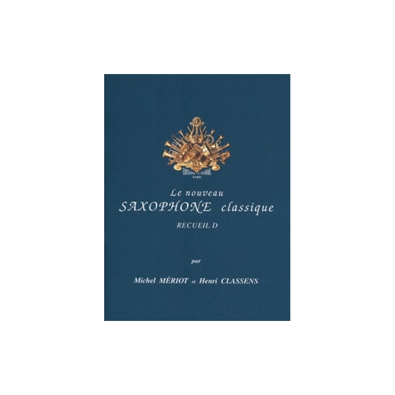 9790230333849COMP03384 Le Nouveau saxophone classique Vol.D