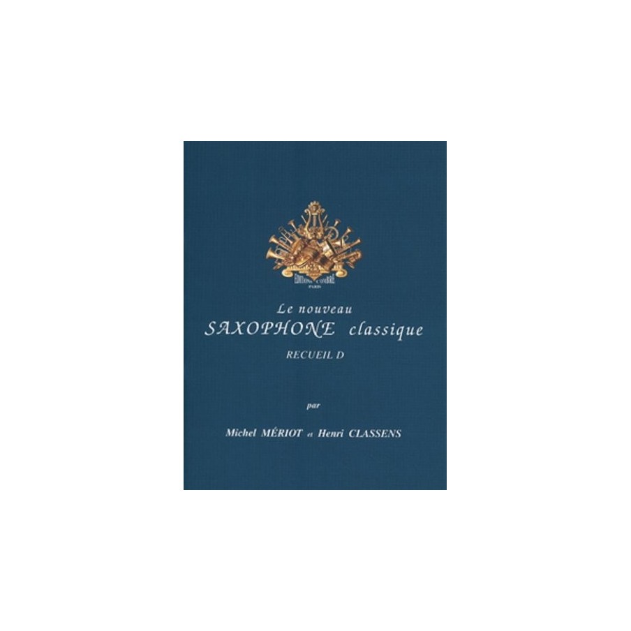 9790230333849COMP03384 Le Nouveau saxophone classique Vol.D