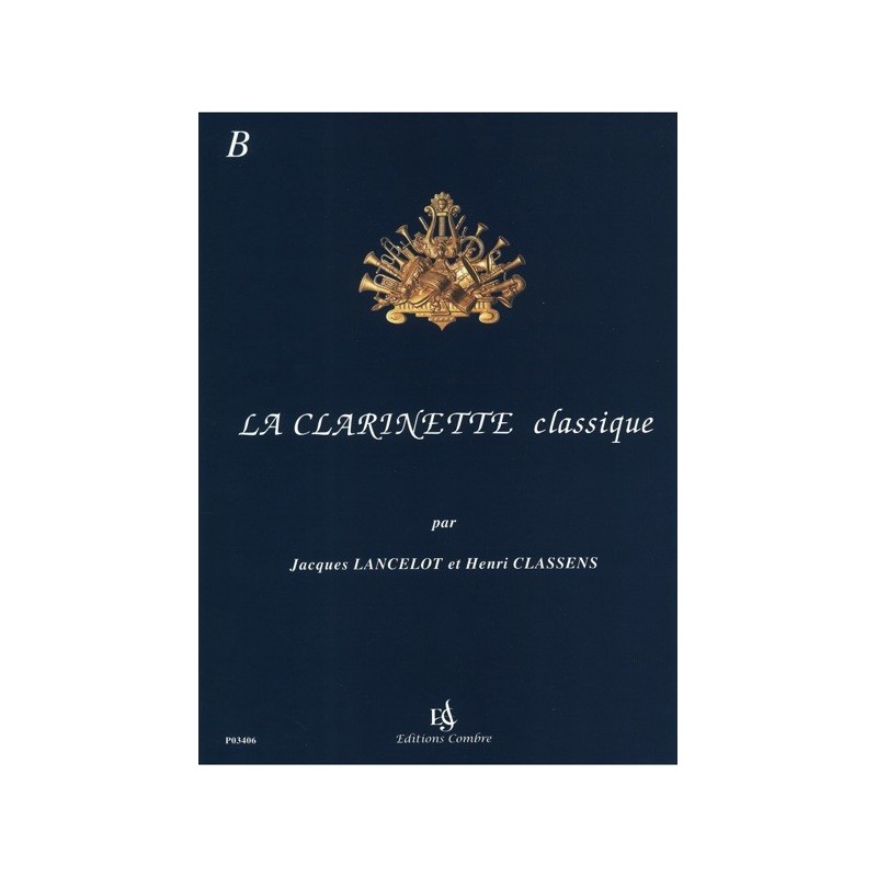 9790230334068COMP03406 La Clarinette classique Vol.B