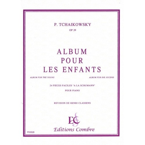 9790230335287COMP03528 Album pour les enfants Op.39 (24 pièces)
