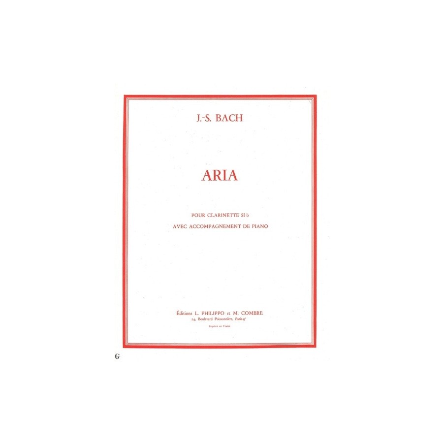 9790230343206COMP04320 Aria extr. de la Suite en ré maj. (transcription)