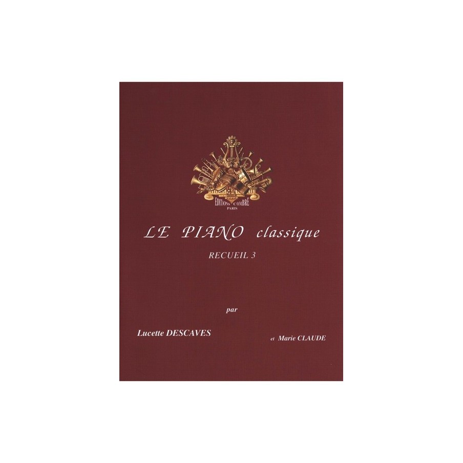 9790230302951COMPN06242 Le Piano classique Vol.3
