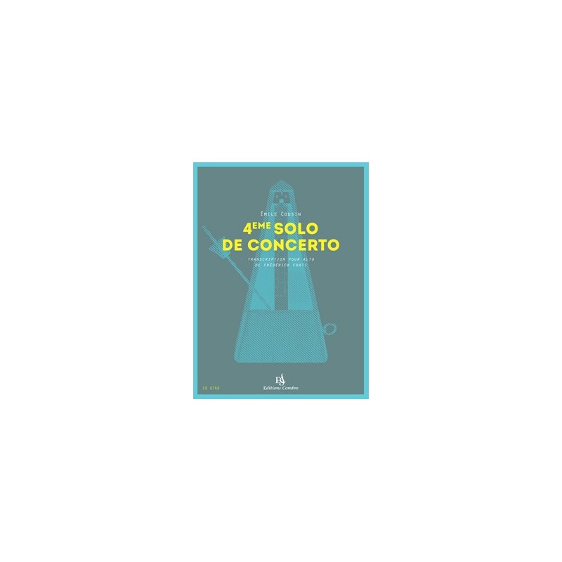 9790230367608LEMC06760 4eme Solo de Concerto