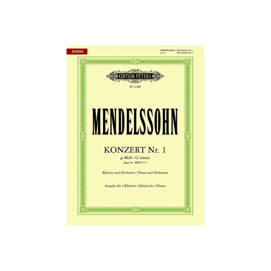 9790014117542EP11408 Piano Concerto No.1 G minor Op. 25