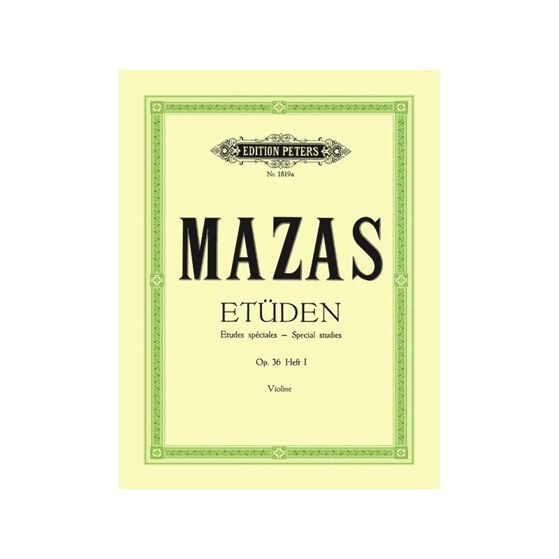 9790014008239EP1819A Etüden Op. 36 Heft 1 - Etudes Spéciales