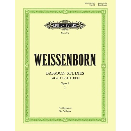 9790014010218EP2277A Fagottstudien 1 Op.8 - Bassoon Studies 1