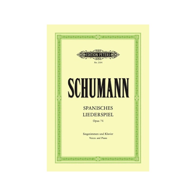9790014010935EP2394 Spanisches Liederspiel (Op.74)