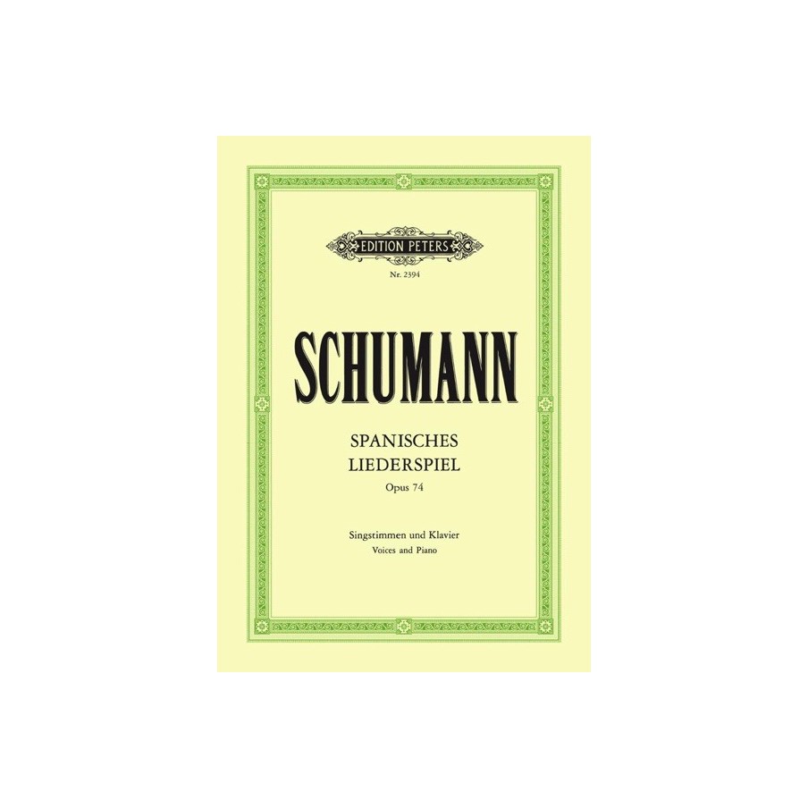 9790014010935EP2394 Spanisches Liederspiel (Op.74)