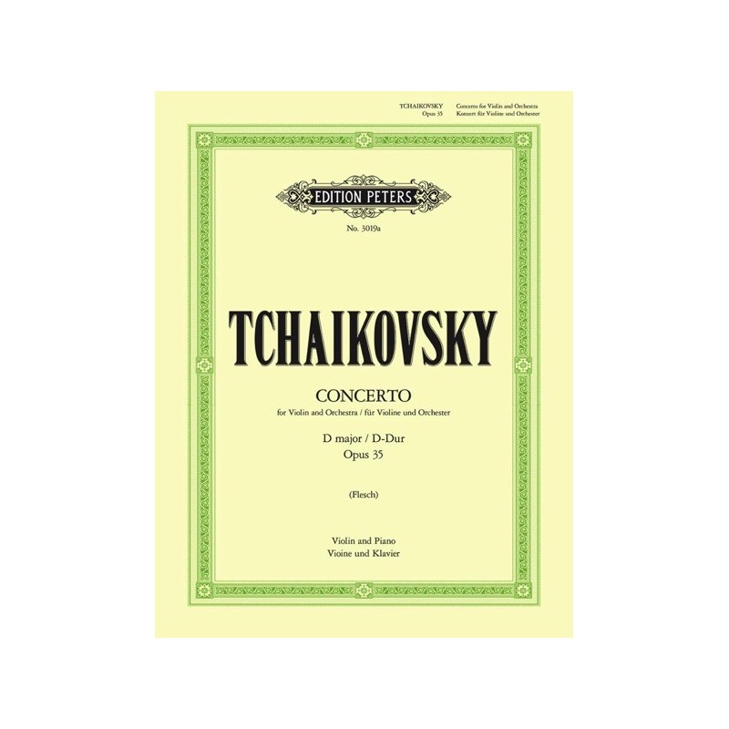9790577080963EP3019A Concerto For Violin And Orchestra In D Op.35