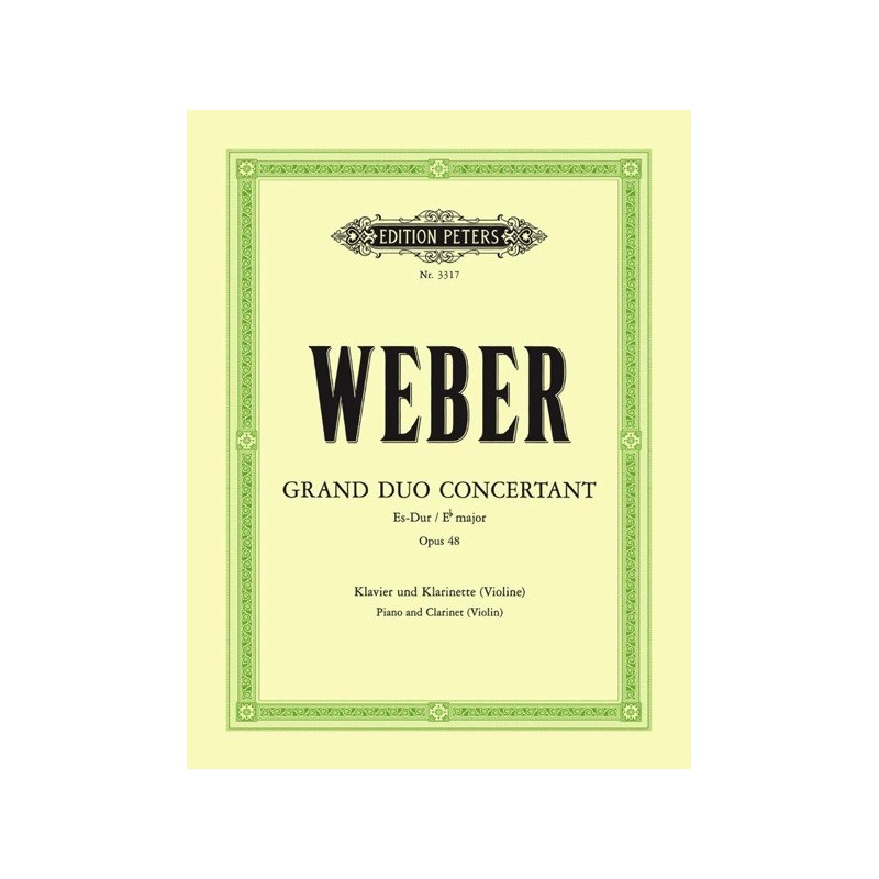 9790014015558EP3317 Grand Duo Concertante Op.48