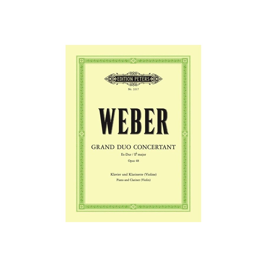 9790014015558EP3317 Grand Duo Concertante Op.48