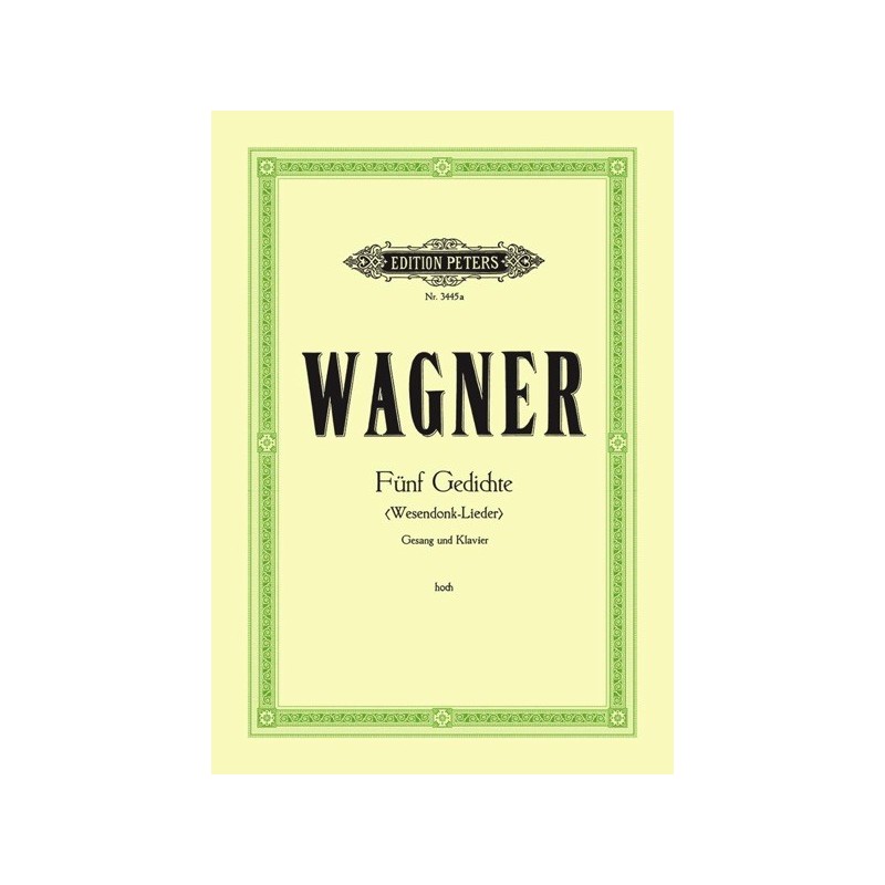 9790014016203EP3445A Wesendonck-Lieder