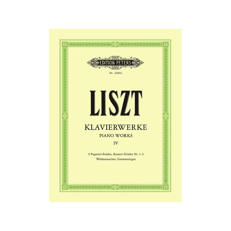 9790014016784EP3600D Piano Works Volume 4