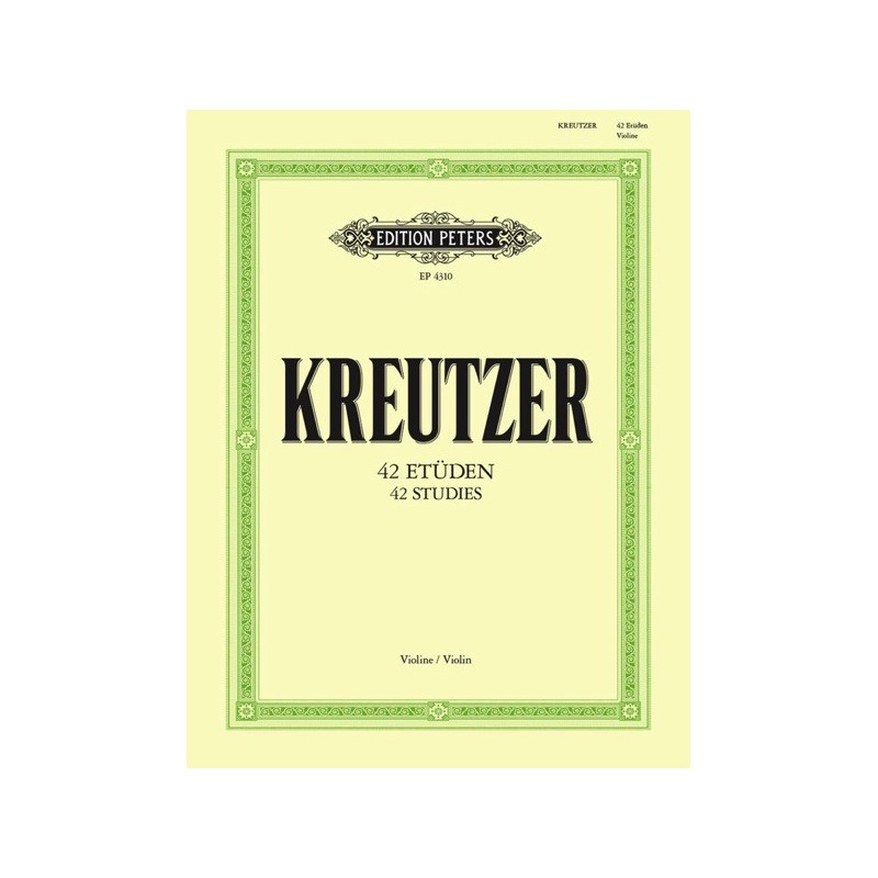 9790014022969EP4310 42 Etudes (Caprices)