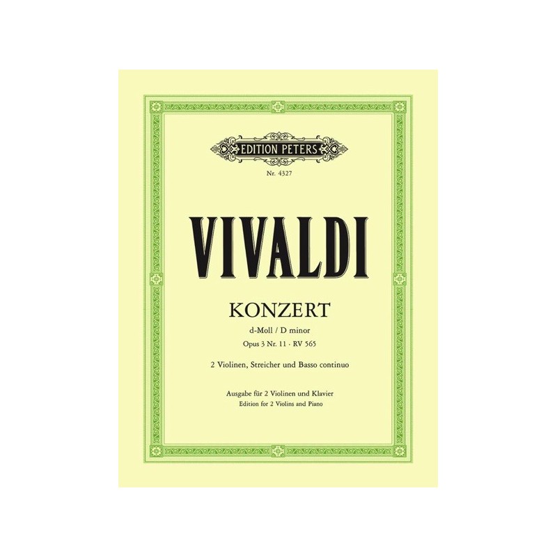 9790014023157EP4327 Concerto Grosso In D Minor Op. 3