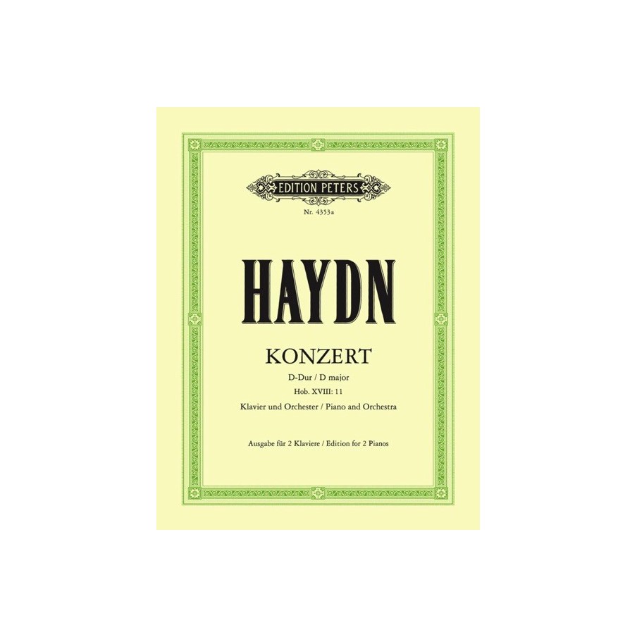 9790014023614EP4353A Piano Concerto No.11 In D Hob.XVIII