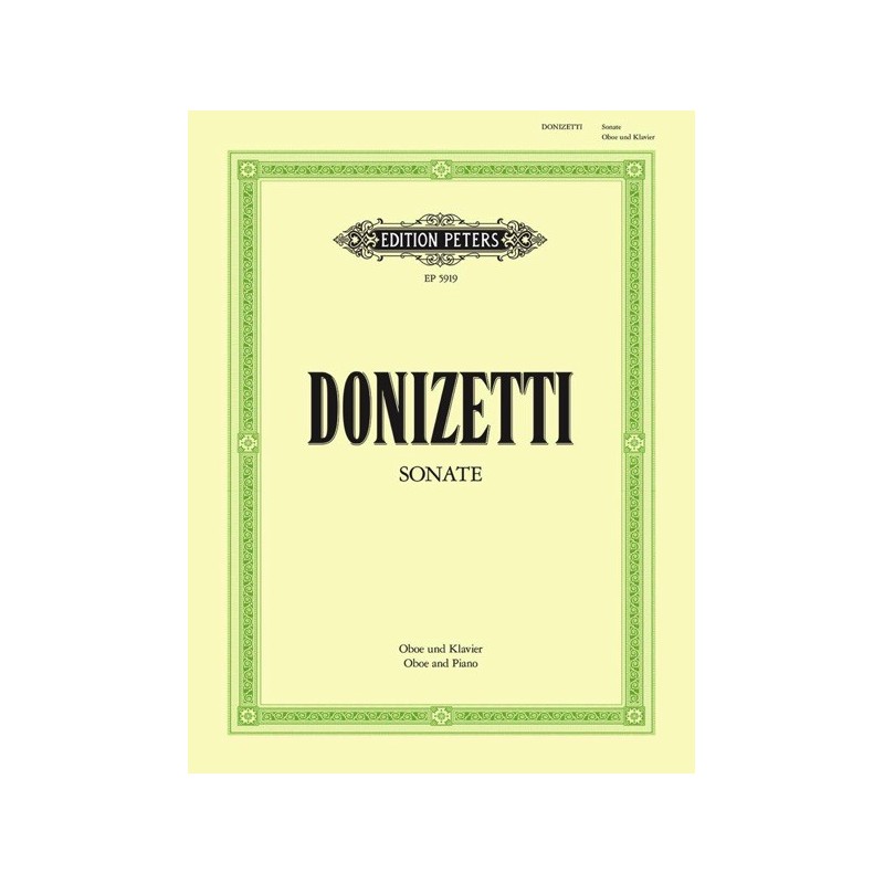 9790014041809EP5919 Oboe Sonata in F (Concertino)